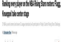 杨瀚森第22名！美媒发布NBA新秀赛球星排名：火箭队谢泼德高居第6