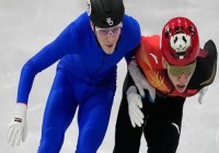 中国队取得短道速滑混合集体接力第四名